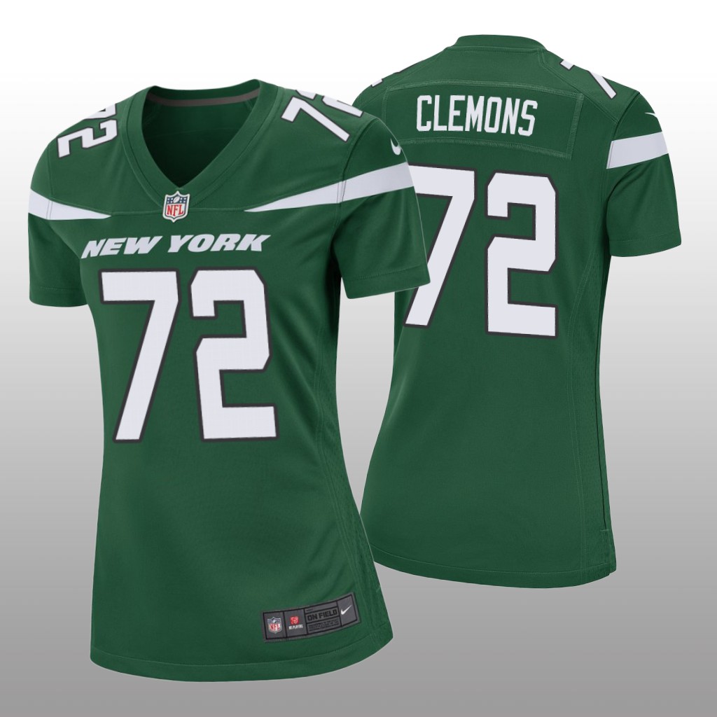 New York Jets Micheal Clemons Green Jersey Game - Women's