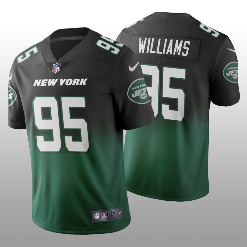 New York Jets Quinnen Williams Green Gradient Jersey Color Crash - Men's