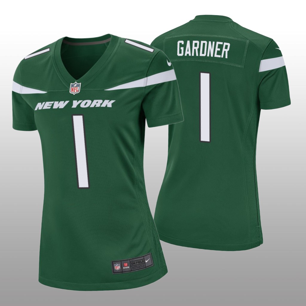New York Jets Sauce Gardner Green Jersey Game - Women's