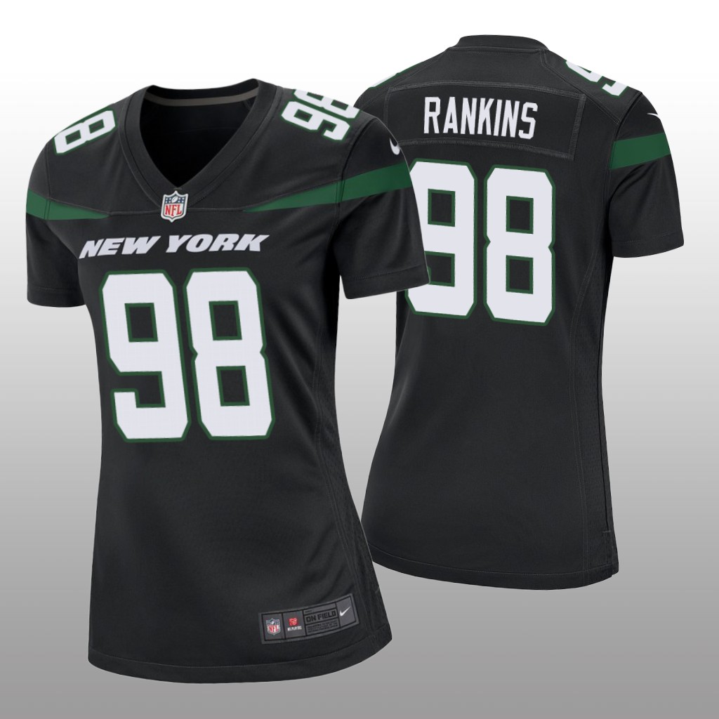 New York Jets Sheldon Rankins Black Jersey Game - Women's