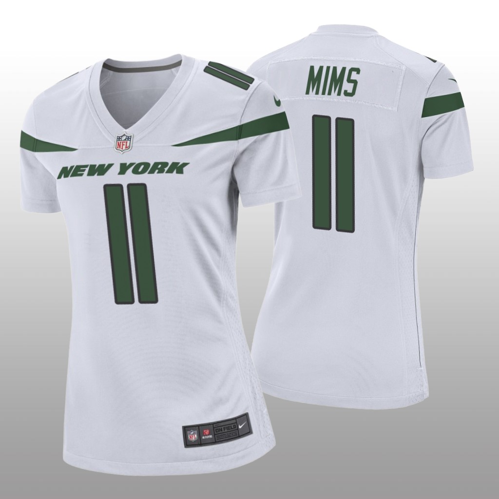 New York Jets White 2020 NFL Draft Denzel Mims Game Jersey