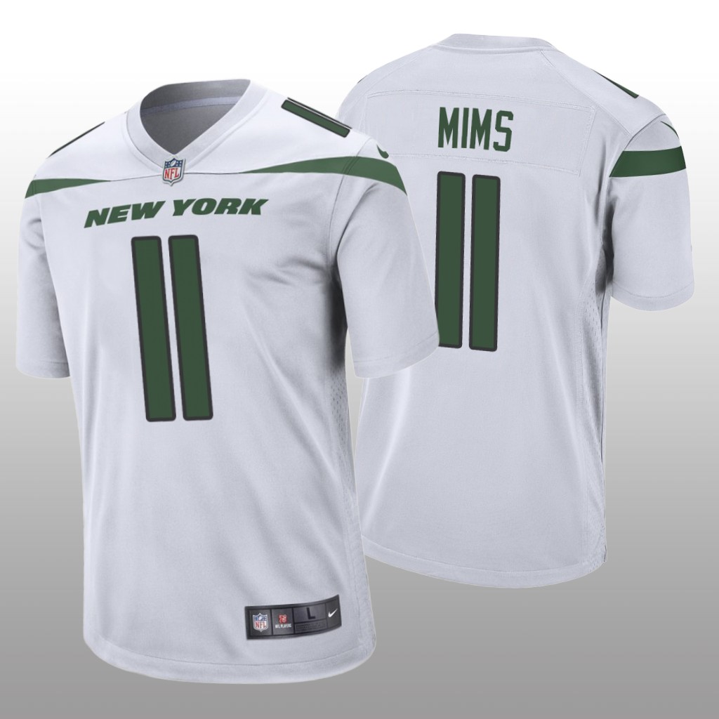 New York Jets White 2020 NFL Draft Denzel Mims Game Jersey