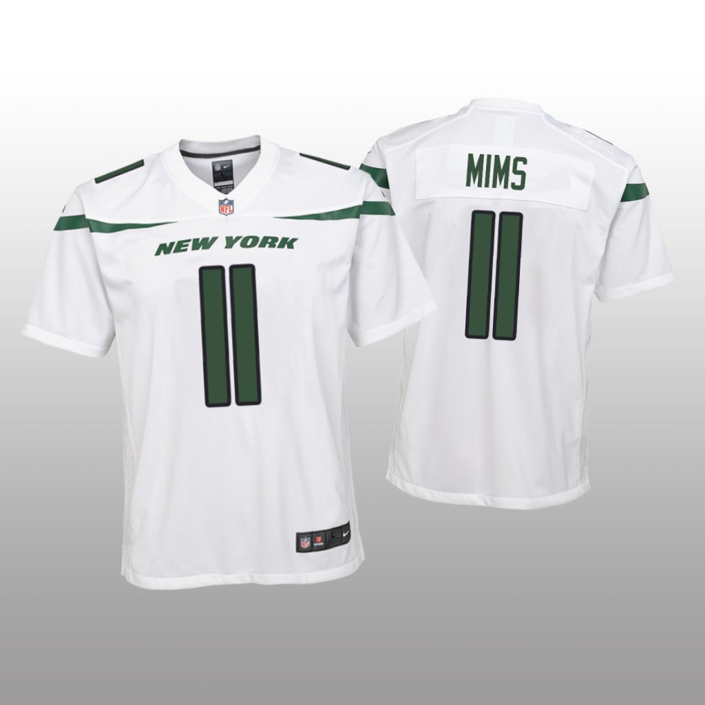 New York Jets White 2020 NFL Draft Denzel Mims Game Jersey