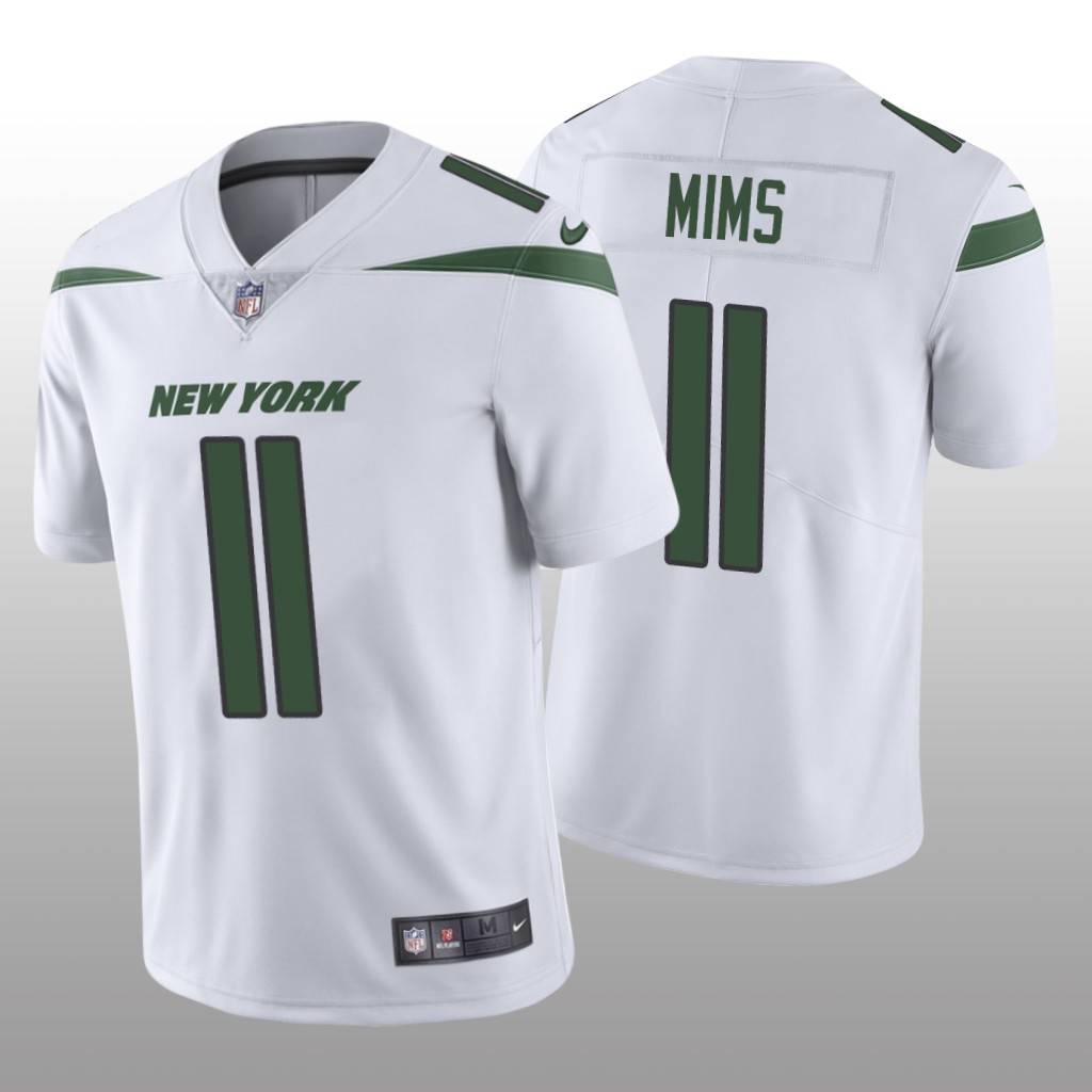 New York Jets White 2020 NFL Draft Vapor Limited Denzel Mims Jersey