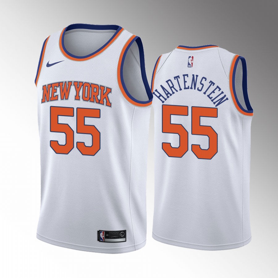 New York Knicks Isaiah Hartenstein #55 Association Edition White Jersey