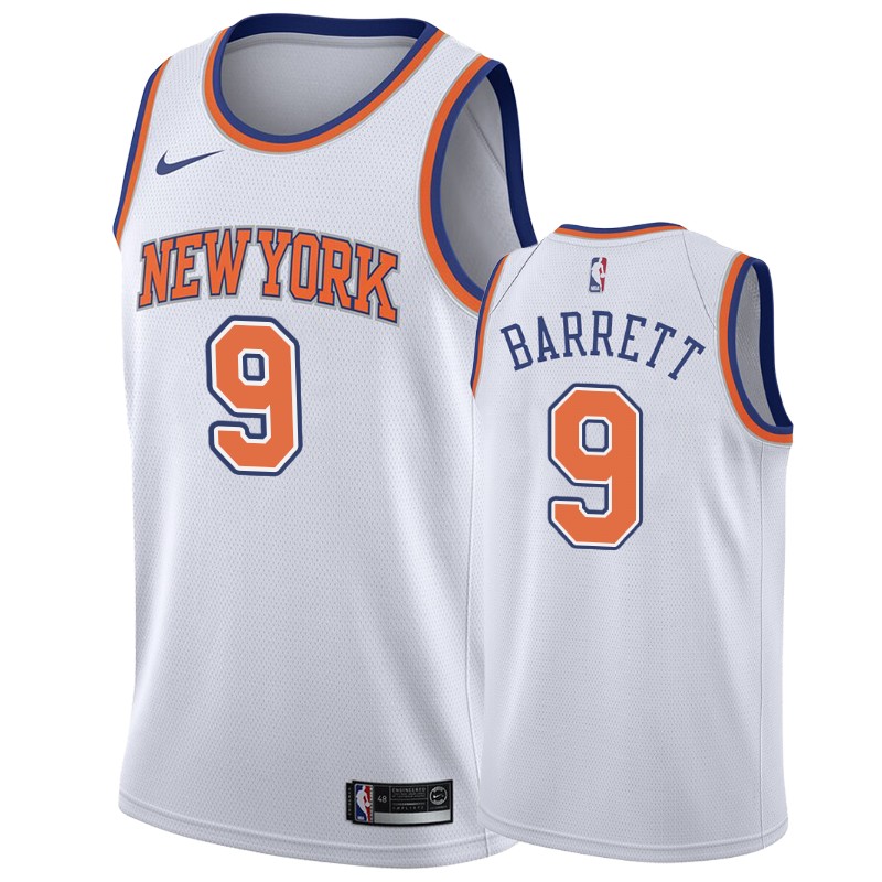 New York Knicks R.J. Barrett Men's Statement Swingman Jersey