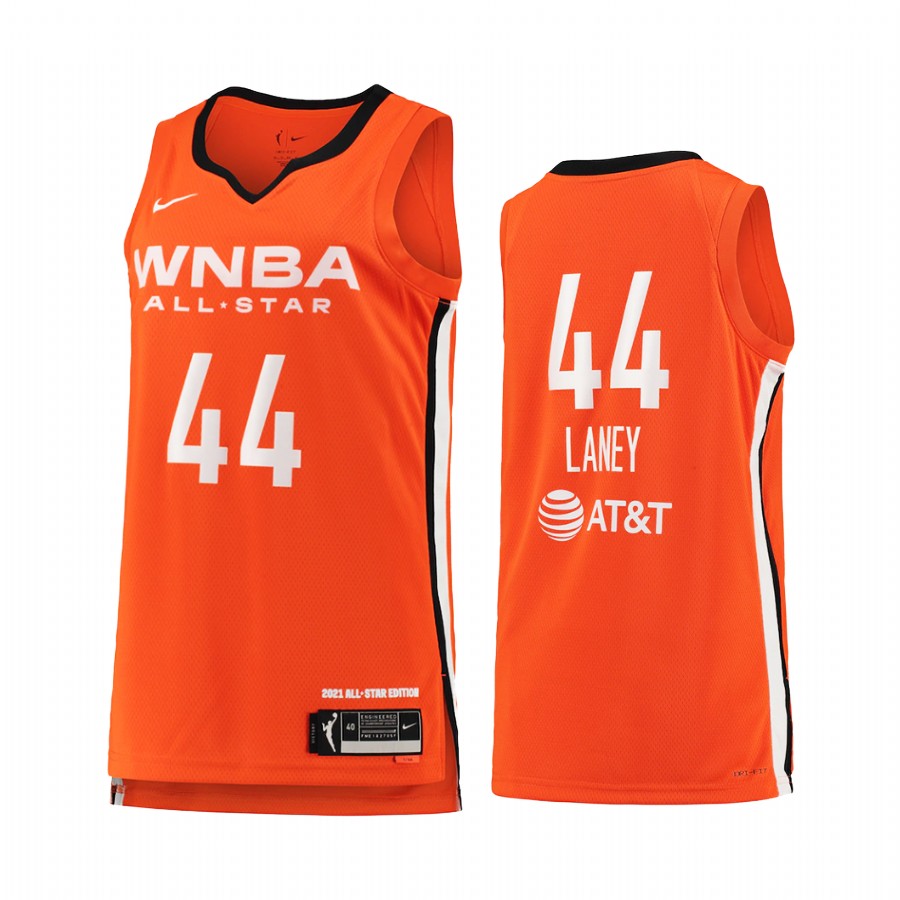 New York Liberty Betnijah Laney 2021 WNBA All-Star Game Victory Women Orange #44 Jersey