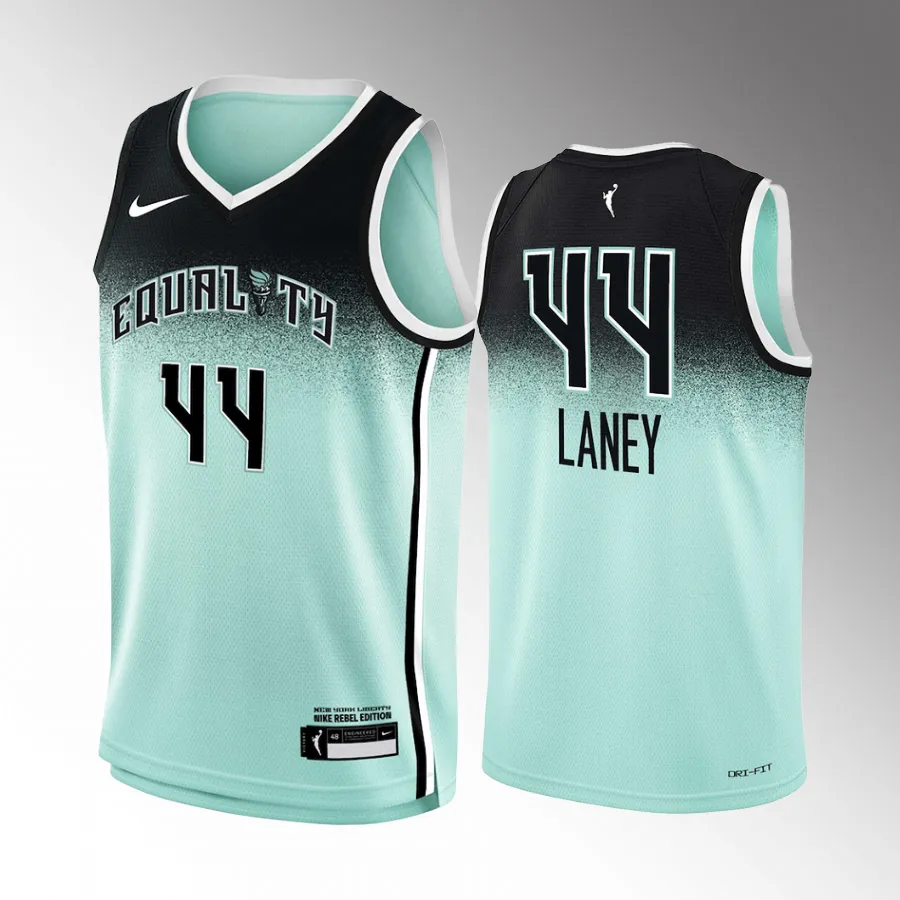 New York Liberty Betnijah Laney Black #44 Explorer Edition Youth Swingman Jersey