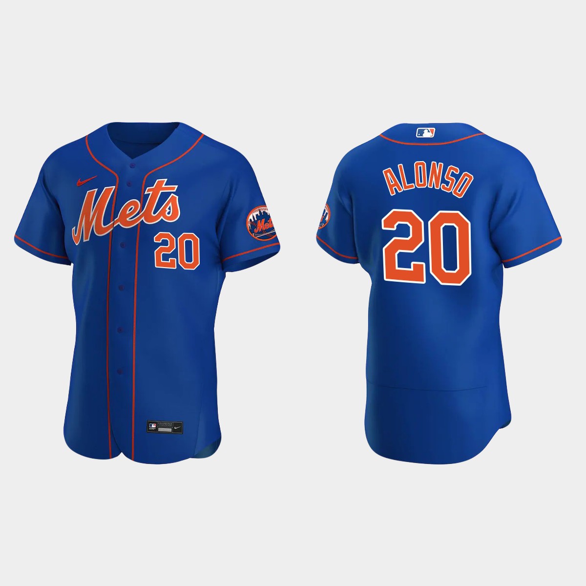 New York Mets #20 Pete Alonso 2020 Alternate Jersey - Royal