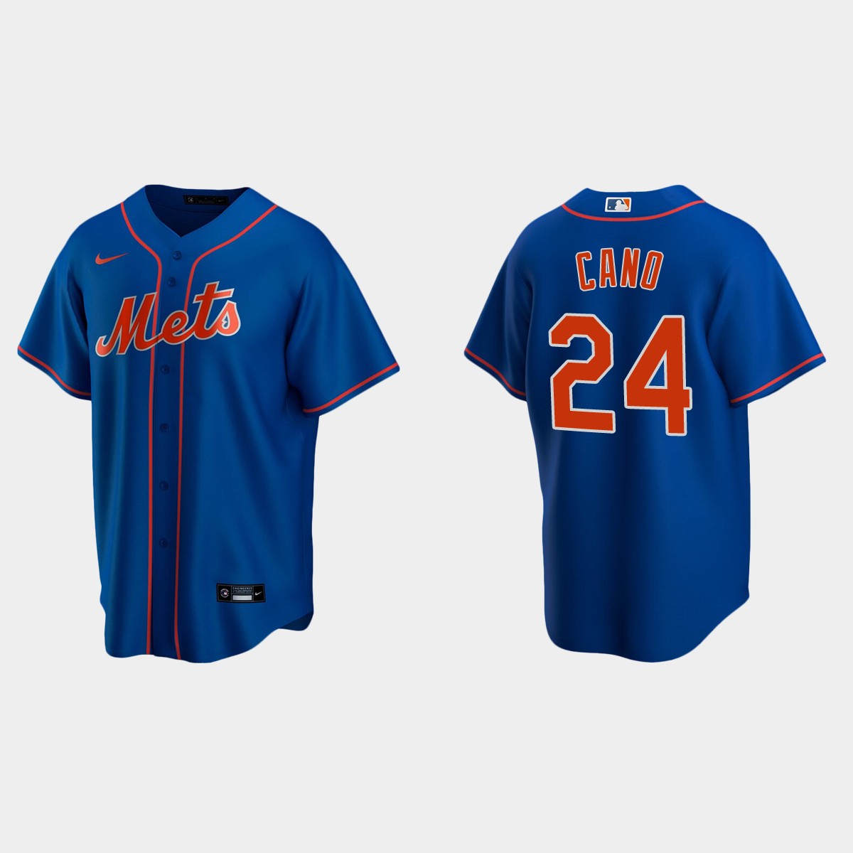 New York Mets #24 Robinson Cano Royal Alternate Jersey