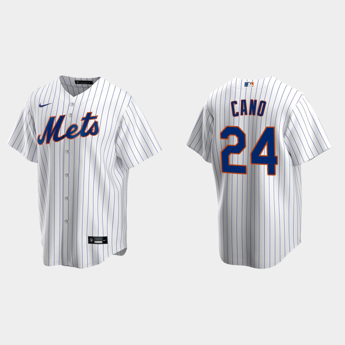 New York Mets #24 Robinson Cano White Home Jersey