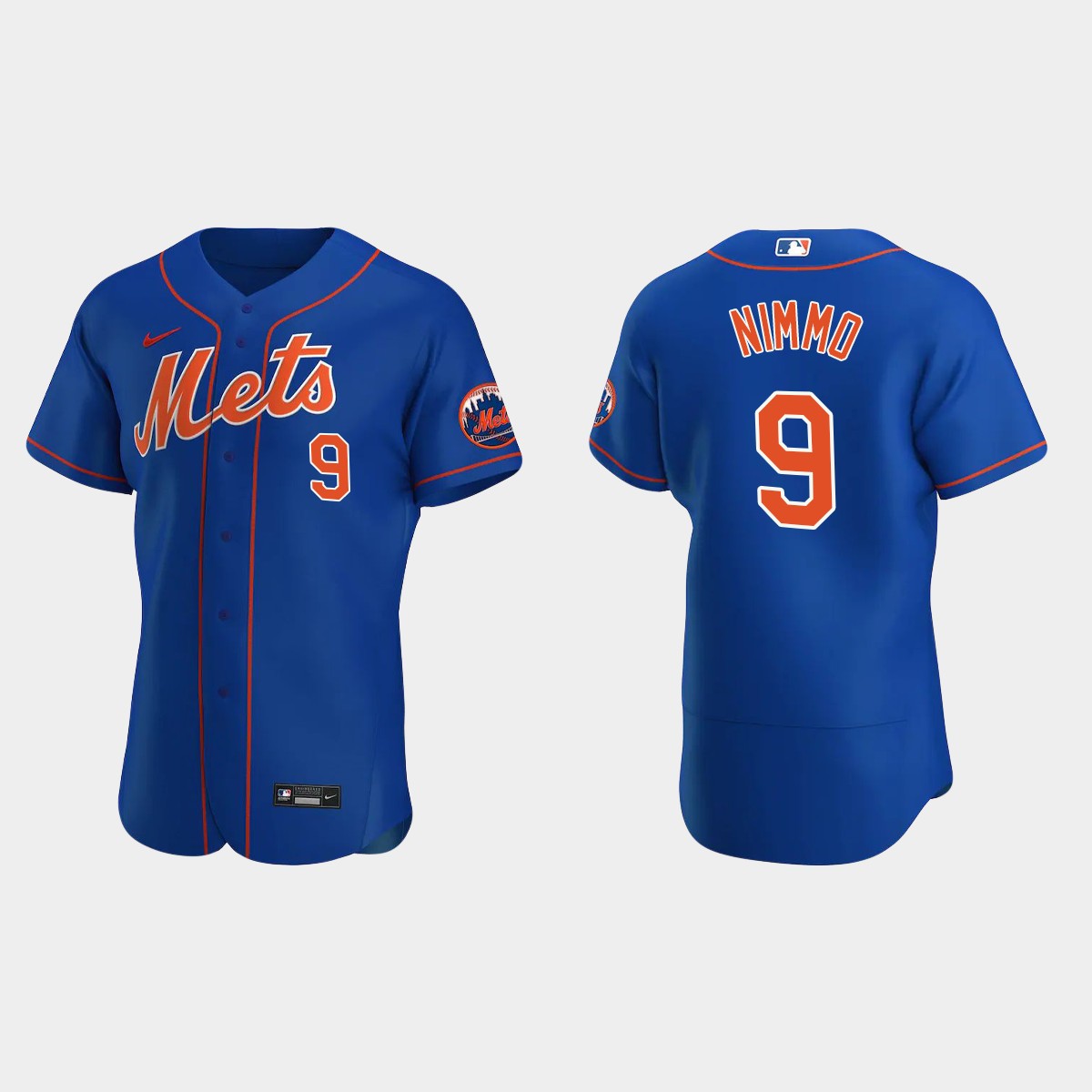 New York Mets #9 Brandon Nimmo 2020 Alternate Jersey - Royal