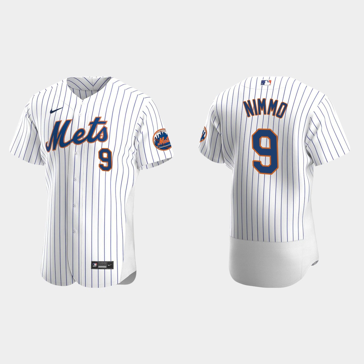 New York Mets #9 Brandon Nimmo 2020 Home Jersey - White