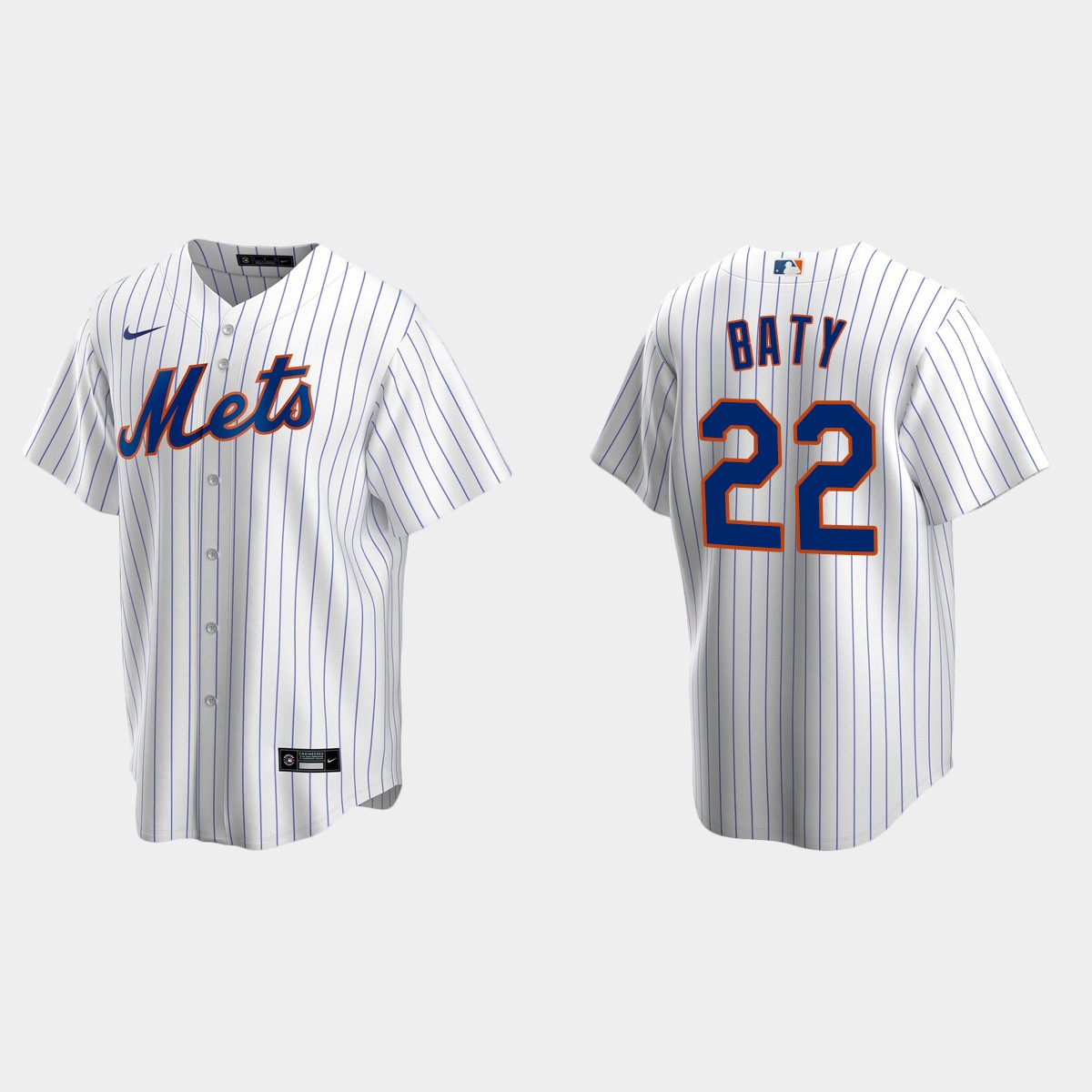 New York Mets Brett Baty Home Jersey - White