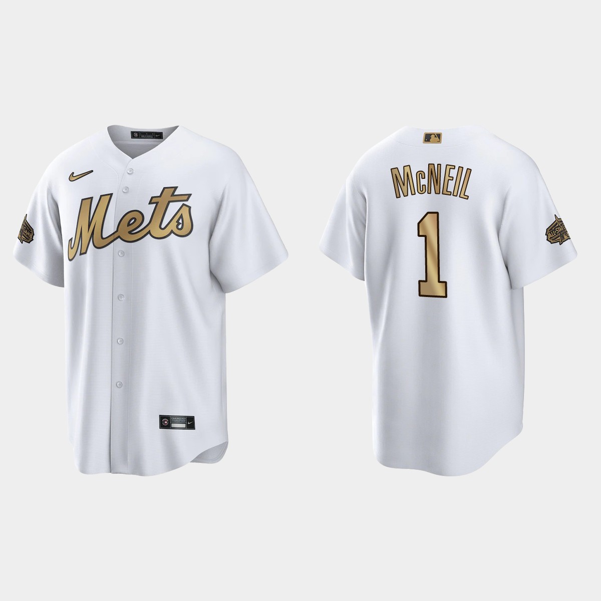 New York Mets Jeff McNeil 2022 MLB All-Star Game Jersey - White