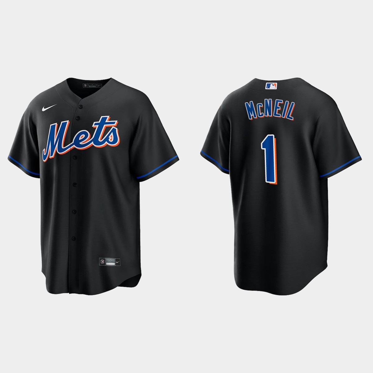 New York Mets Jeff McNeil Alternate Jersey - Black