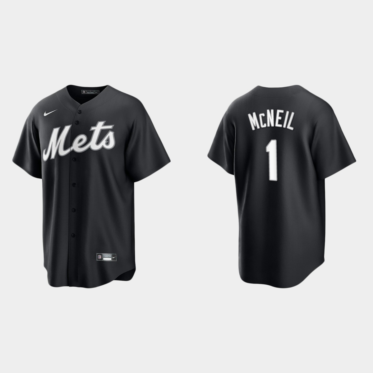 New York Mets Jeff McNeil Jersey - Black White