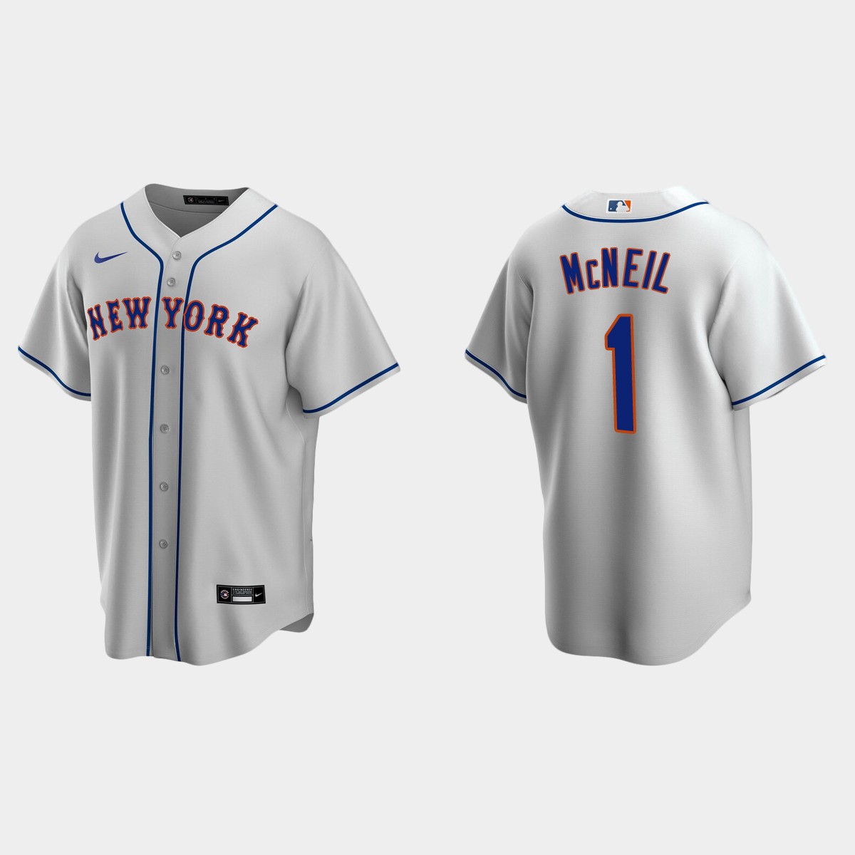 New York Mets Jeff McNeil Road Jersey - Gray