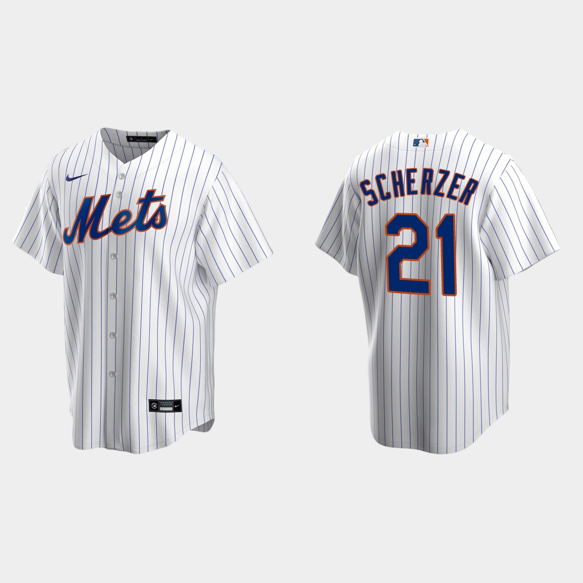 New York Mets Max Scherzer Home Jersey - White