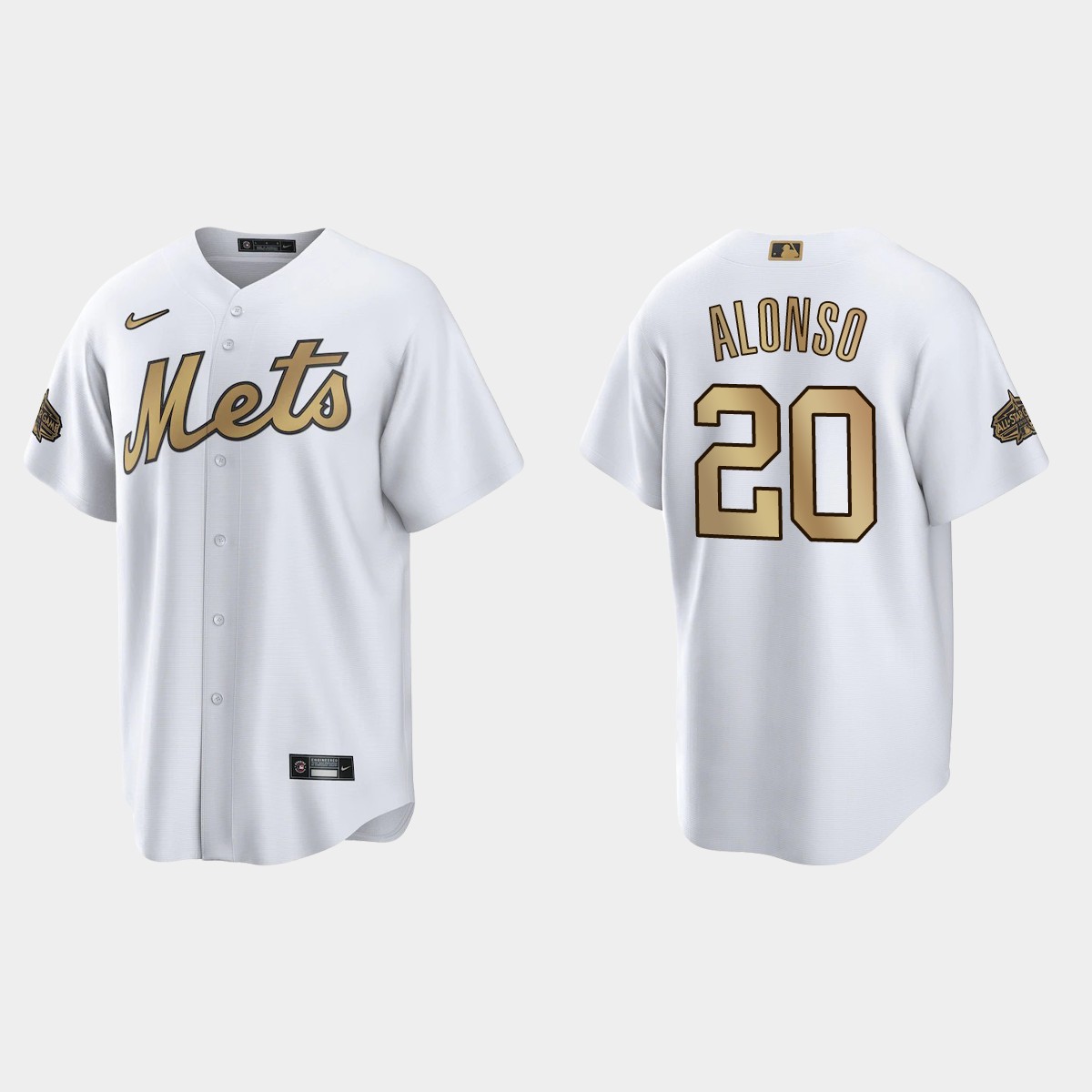 New York Mets Pete Alonso 2022 MLB All-Star Game Jersey - White