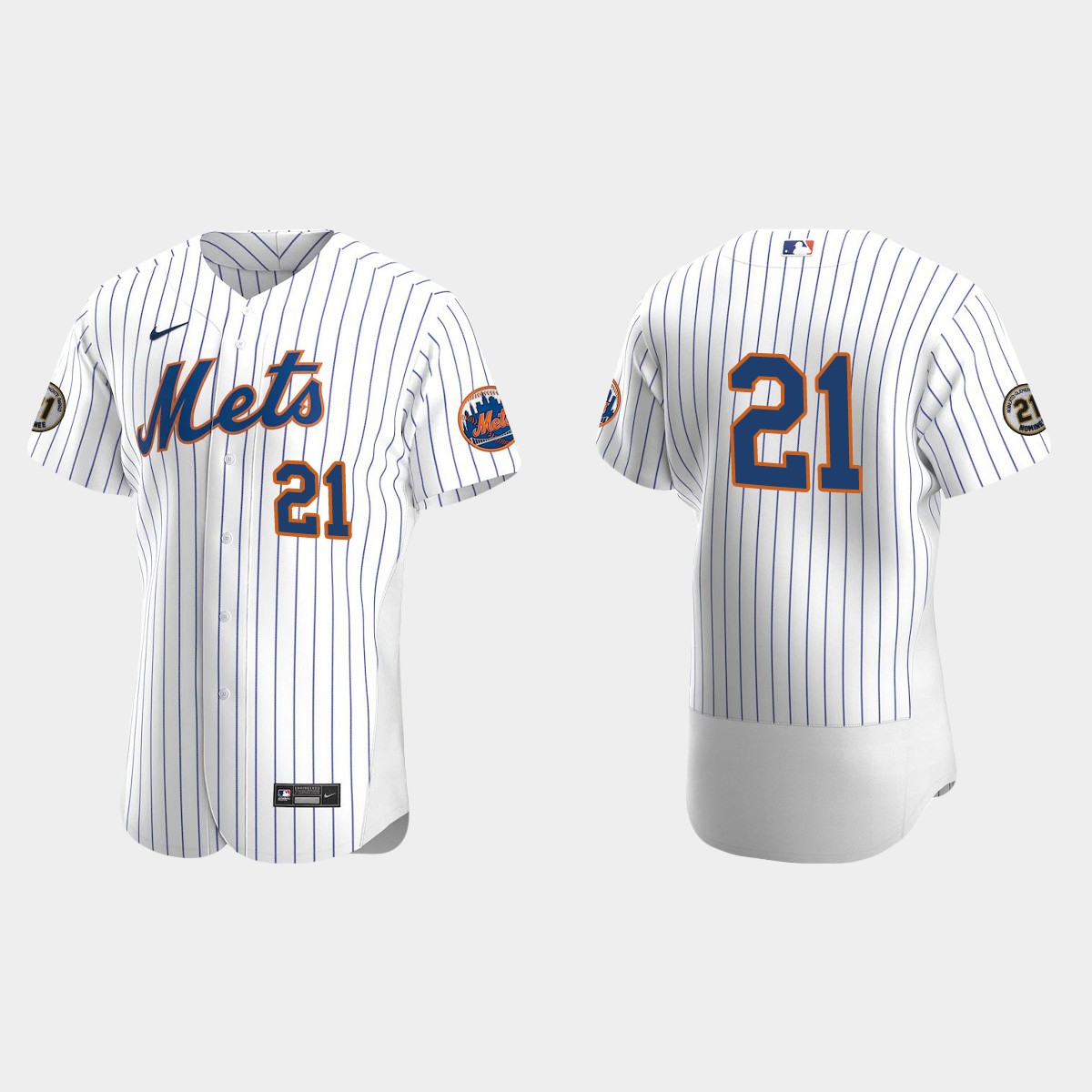 New York Mets Roberto Clemente Day Jersey - White