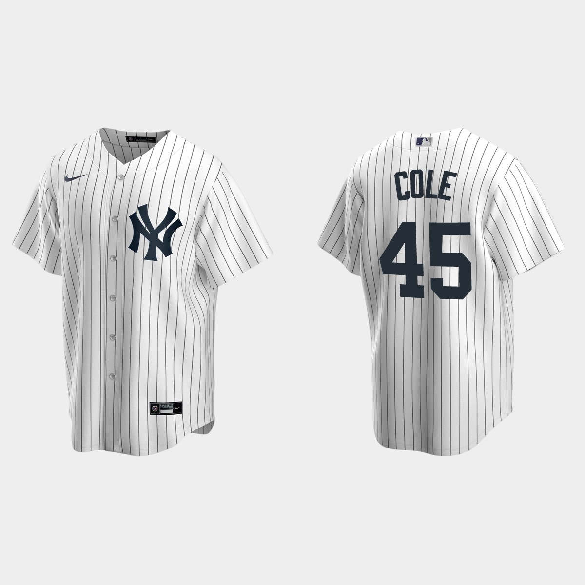 New York Yankees #45 Gerrit Cole White Home Jersey