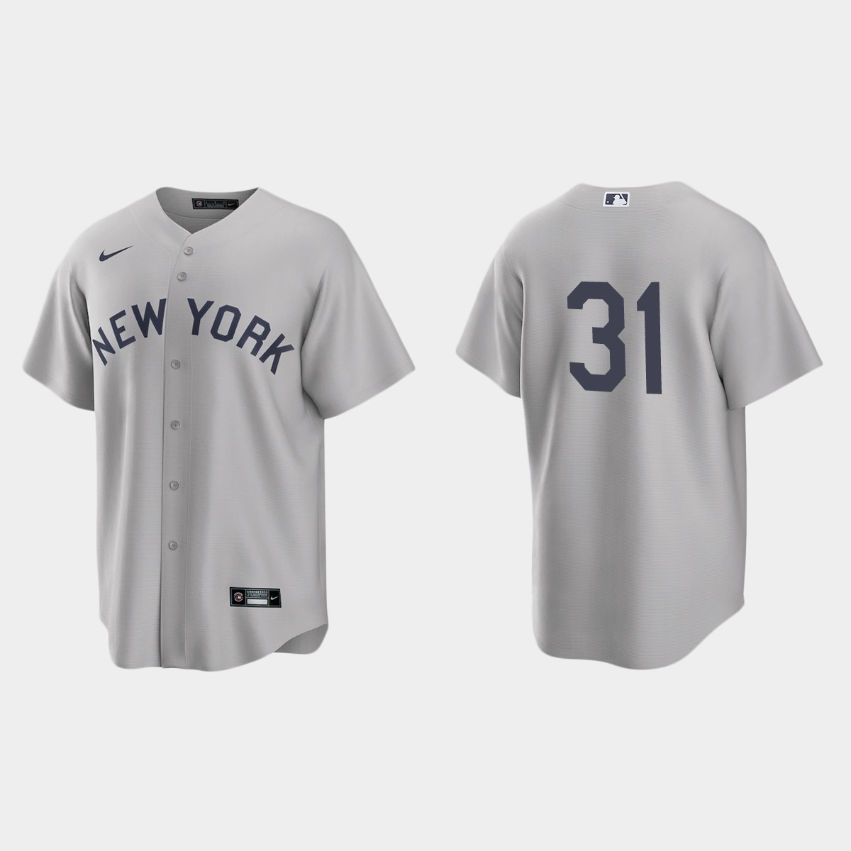 New York Yankees Aaron Hicks 2021 Field of Dreams Jersey - Gray