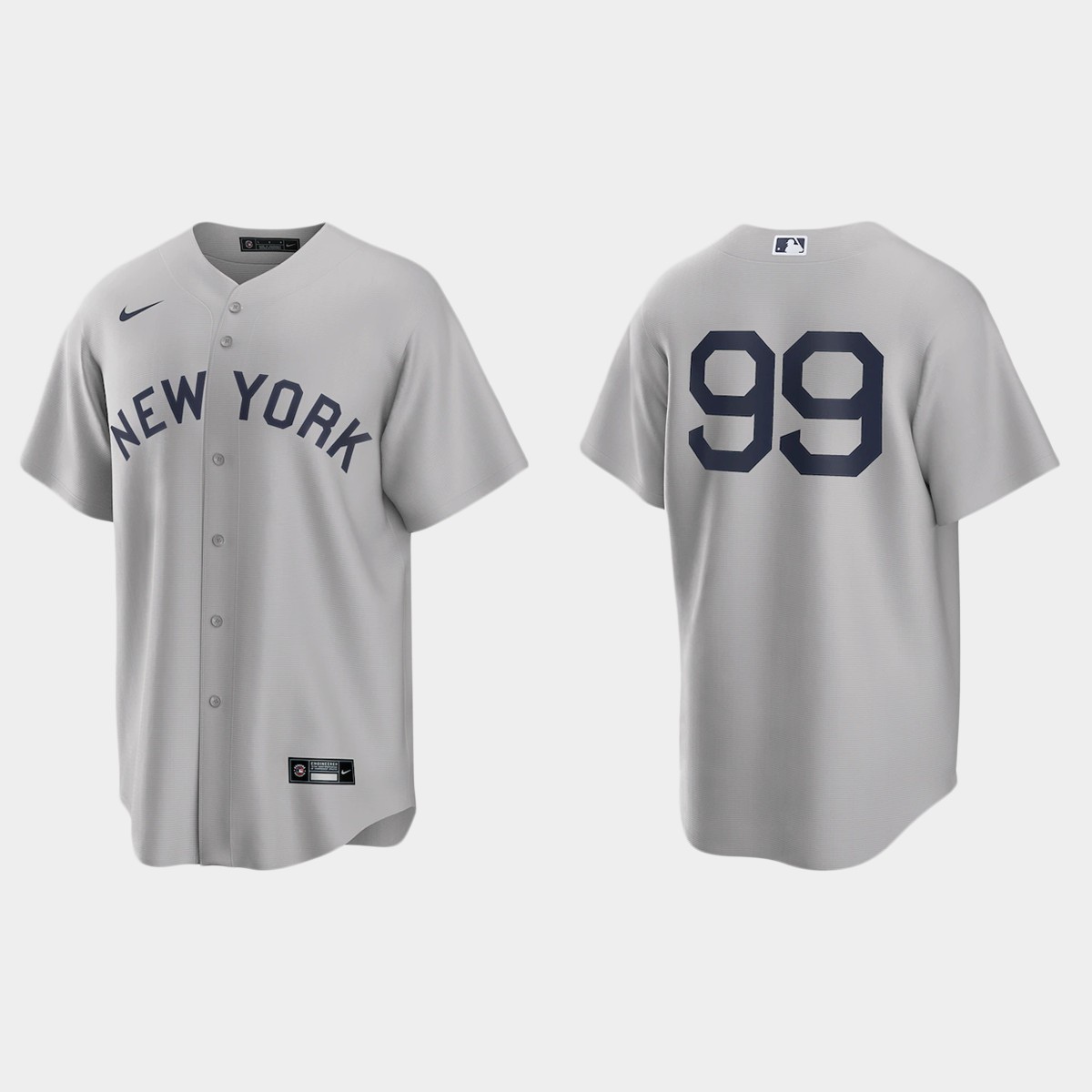 New York Yankees Aaron Judge 2021 Field of Dreams Jersey - Gray