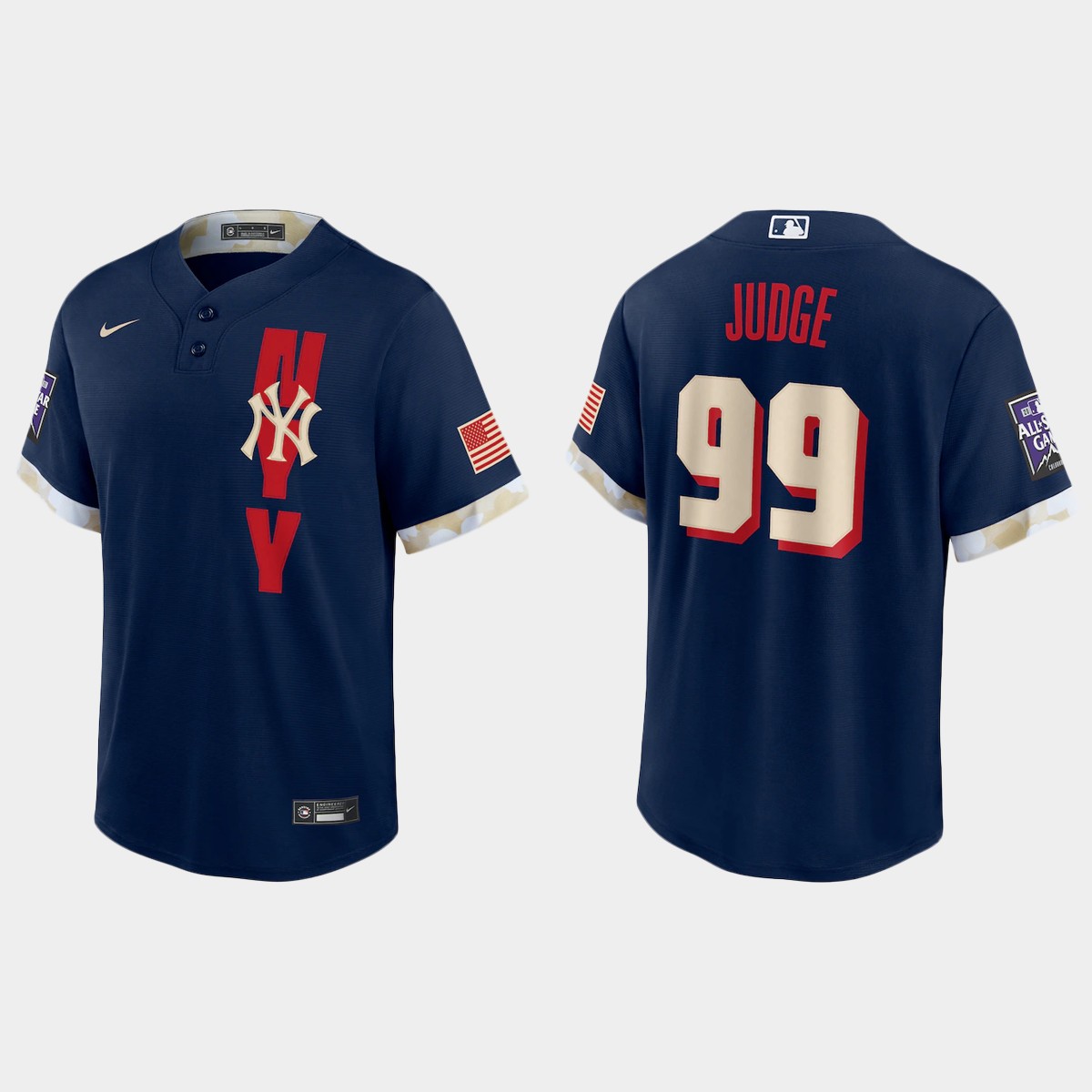 New York Yankees Aaron Judge 2021 MLB All-Star Game Jersey - Navy