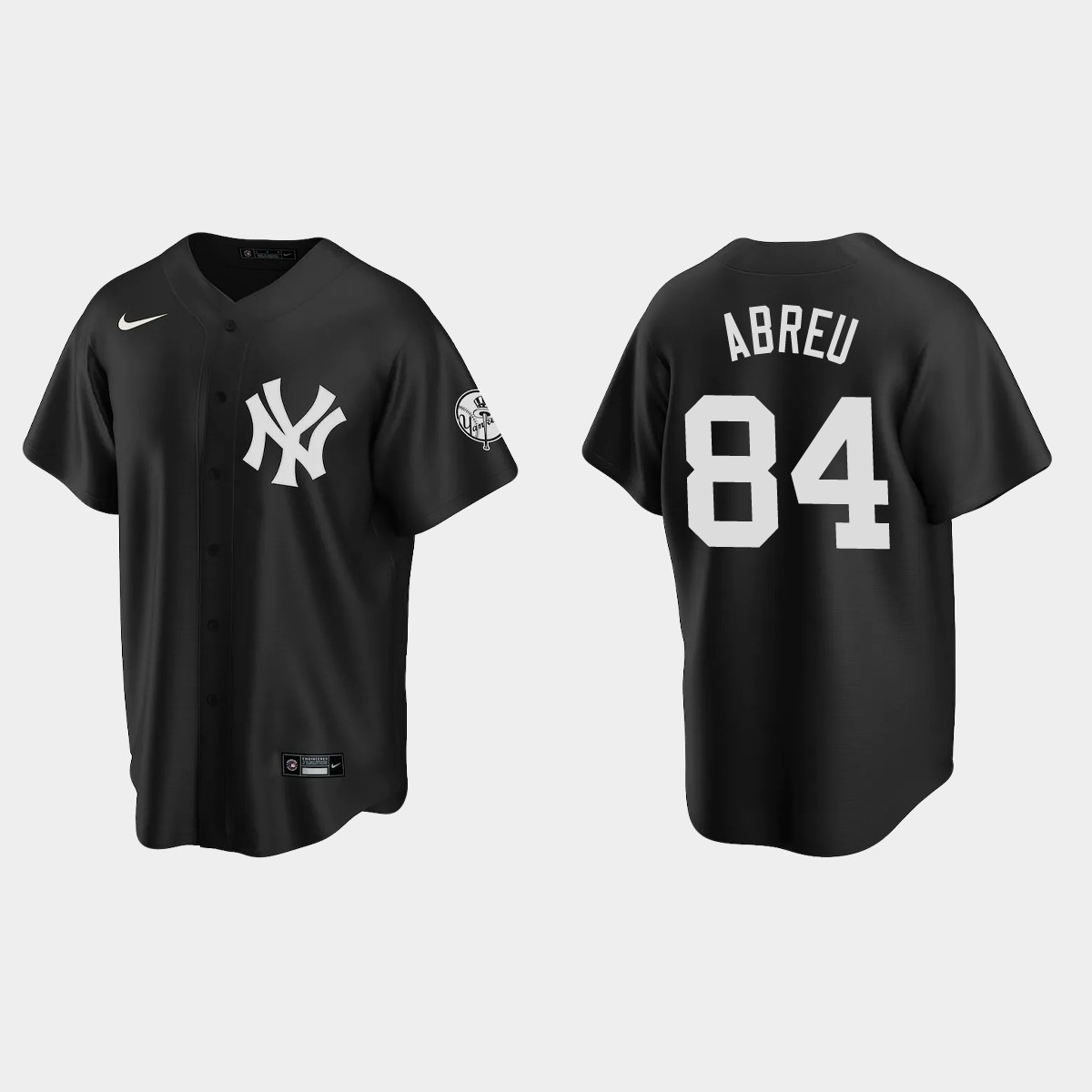 New York Yankees Albert Abreu Fashion Jersey - Black