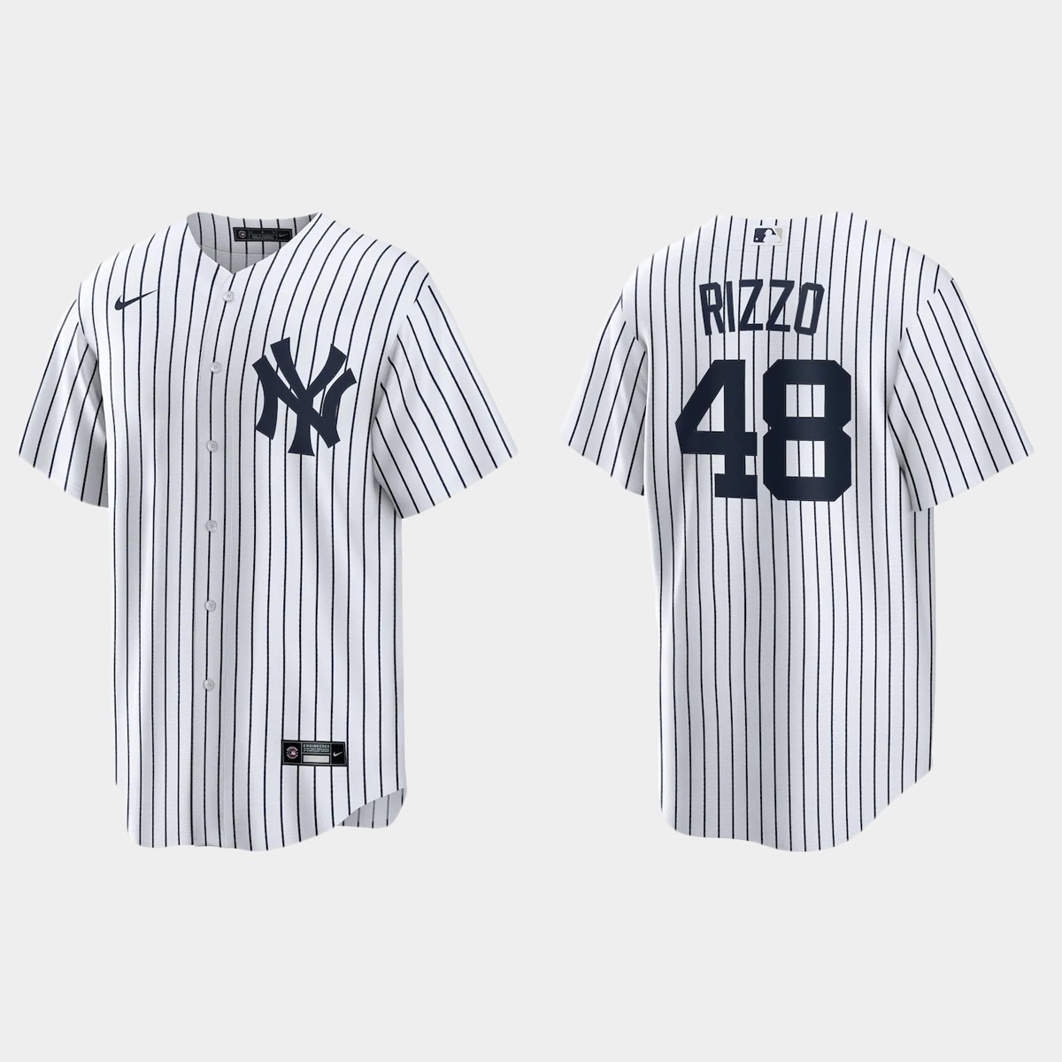 New York Yankees Anthony Rizzo Home Jersey - White