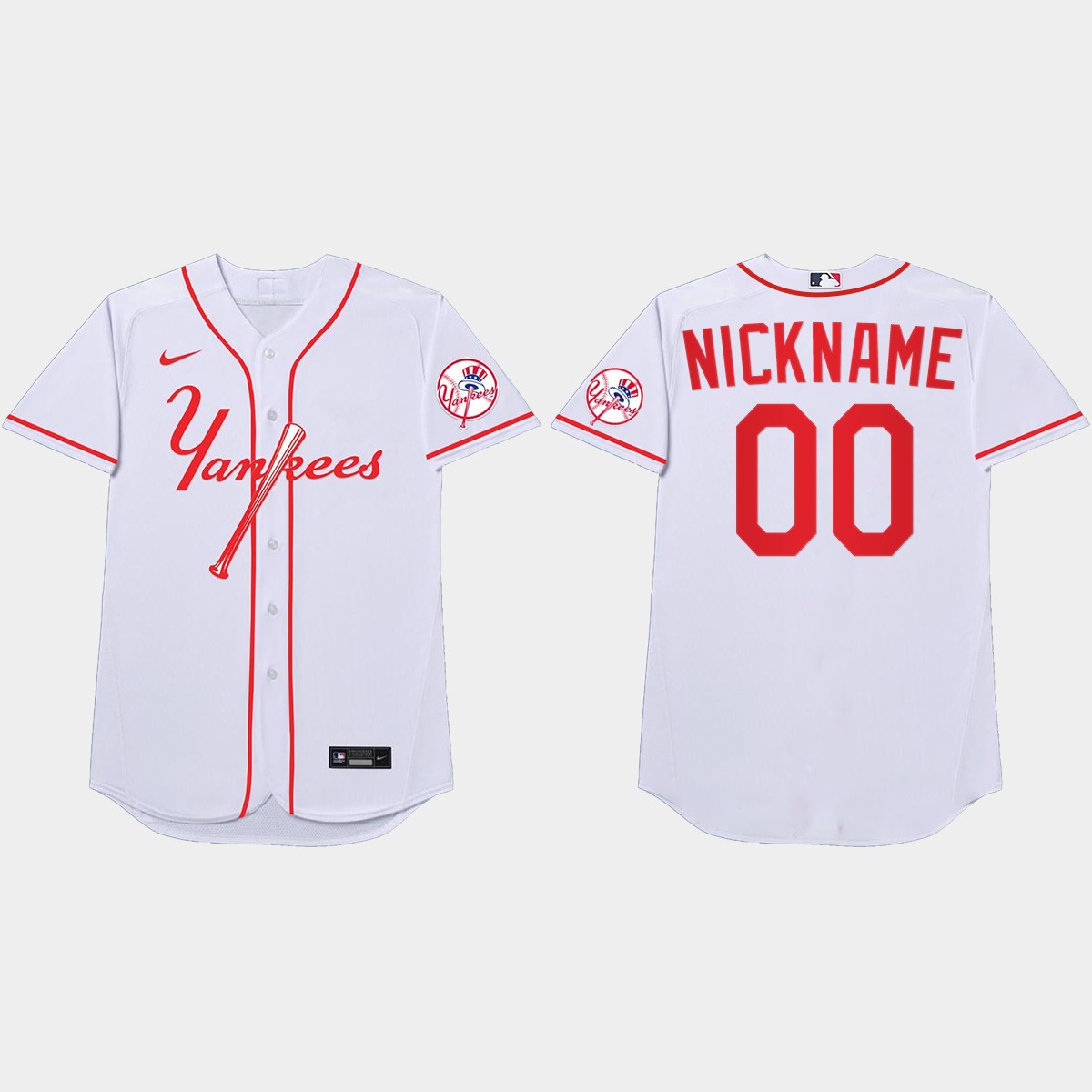 New York Yankees Custom 2021 Players' Weekend Nickname Jersey - White
