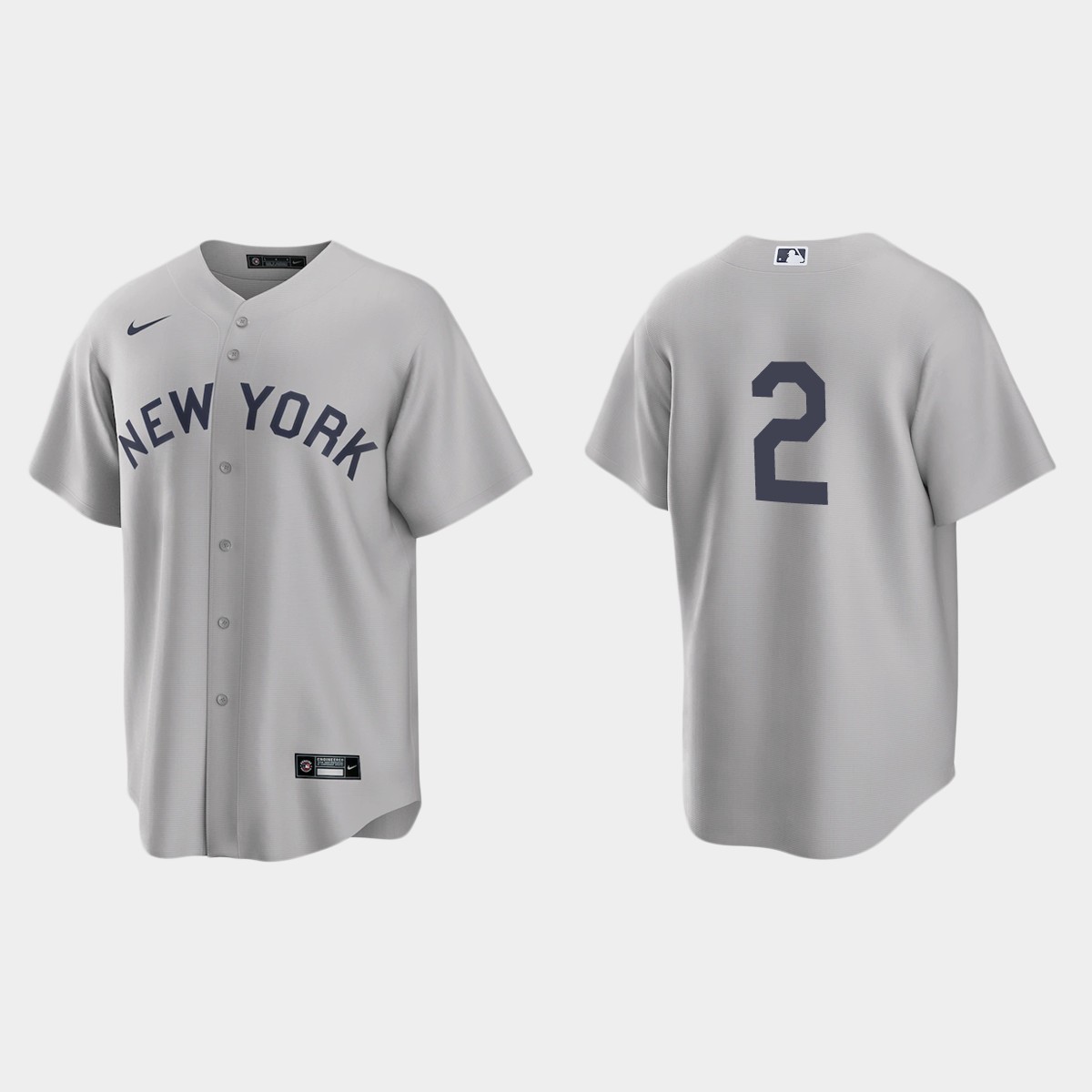 New York Yankees Derek Jeter 2021 Field of Dreams Jersey - Gray