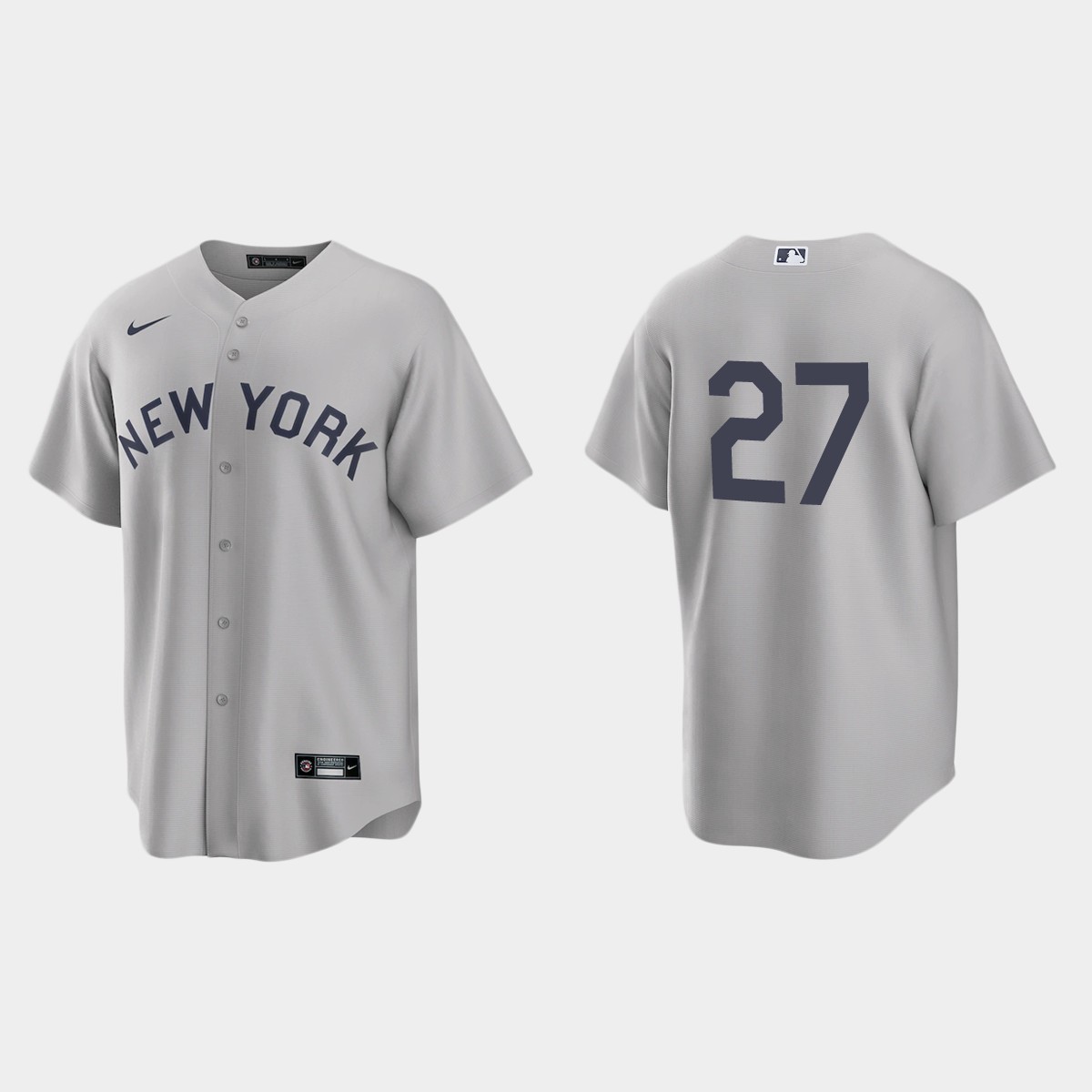 New York Yankees Giancarlo Stanton 2021 Field of Dreams Jersey - Gray
