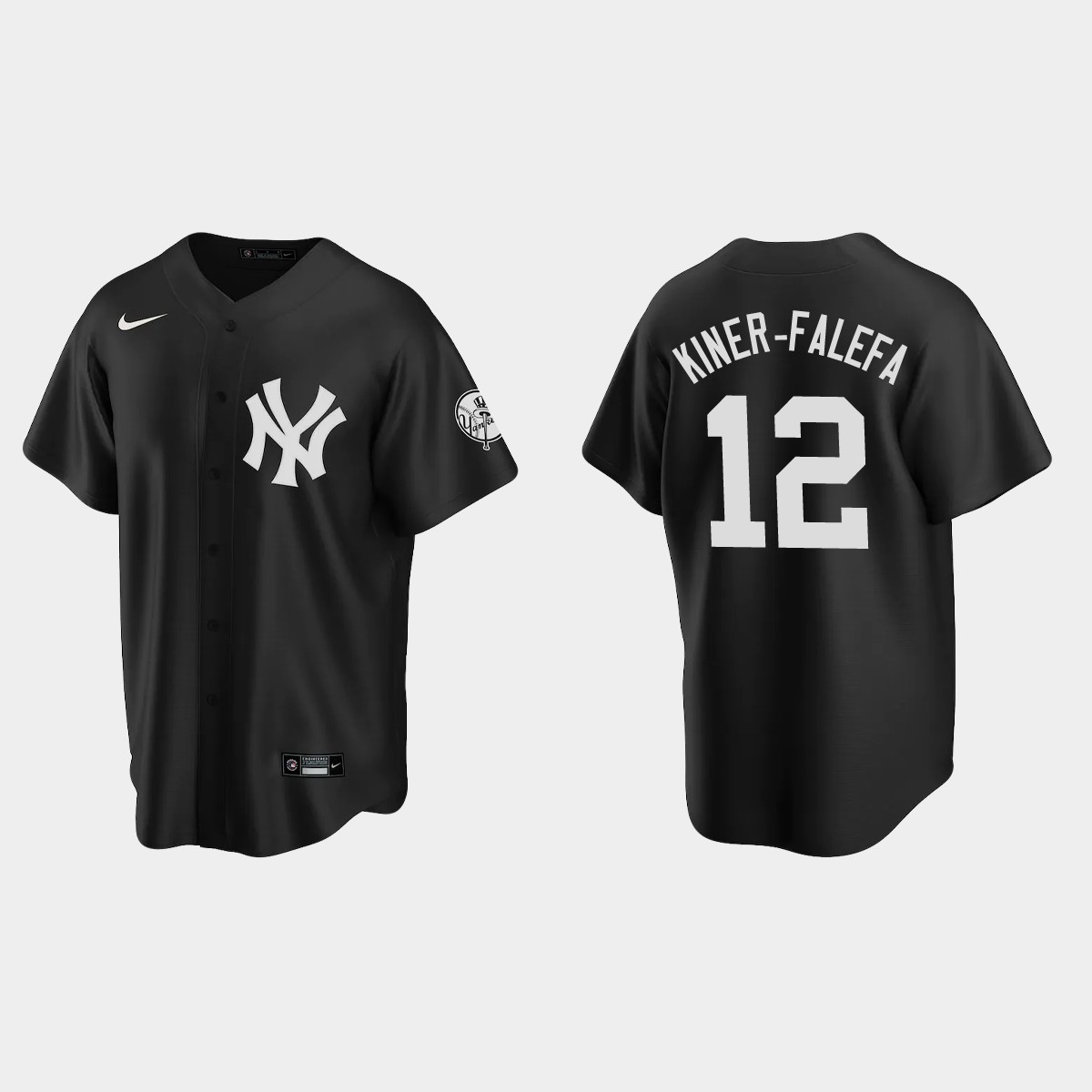 New York Yankees Isiah Kiner-Falefa Fashion Jersey - Black