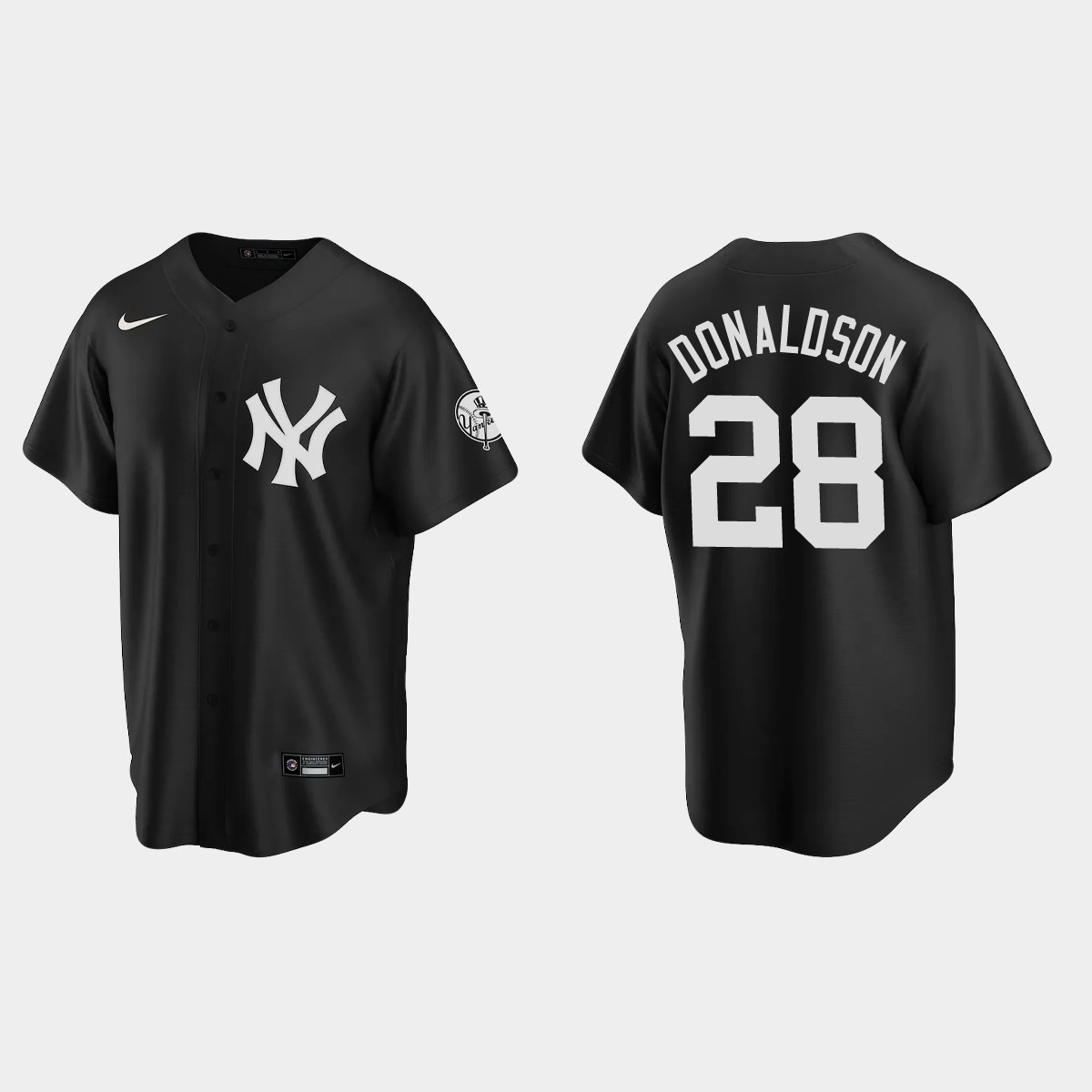 New York Yankees Josh Donaldson Fashion Jersey - Black