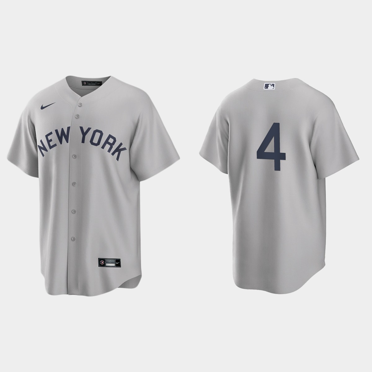 New York Yankees Lou Gehrig 2021 Field of Dreams Jersey - Gray