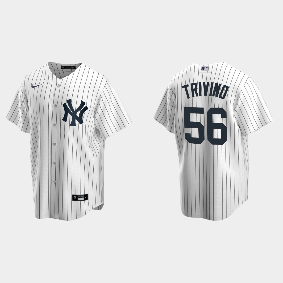 New York Yankees Lou Trivino Home Jersey - White