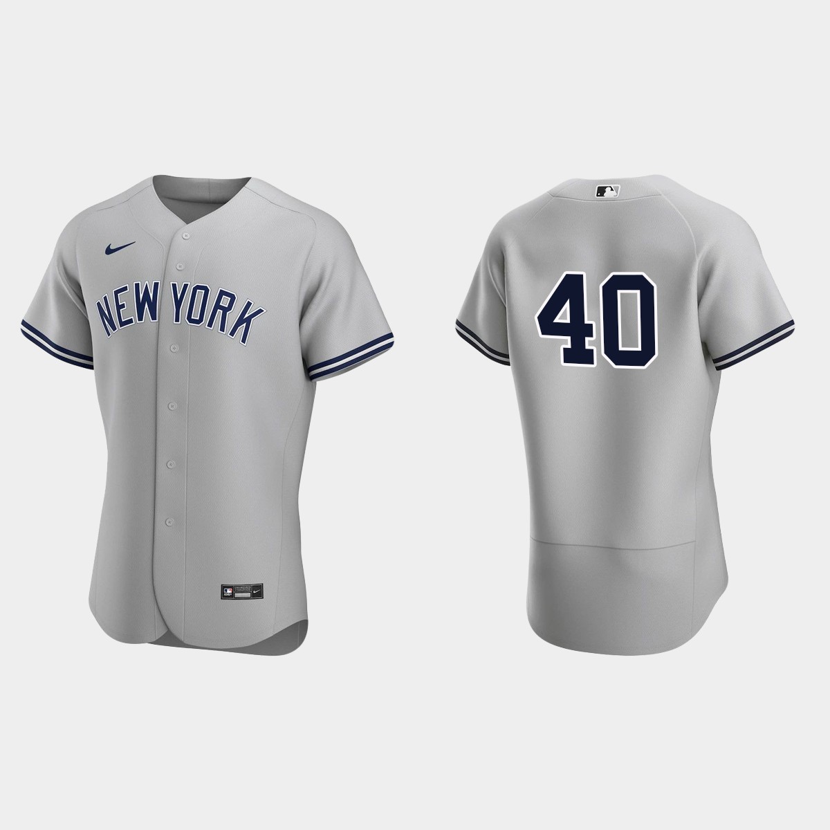 New York Yankees Luis Severino #40 Gray 2020 Road Jersey
