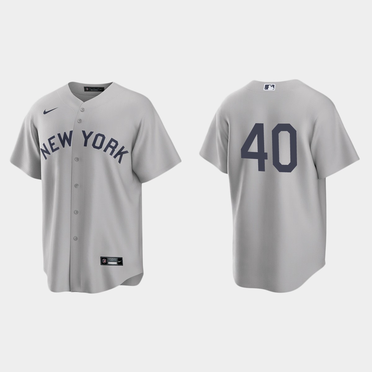 New York Yankees Luis Severino 2021 Field of Dreams Jersey - Gray