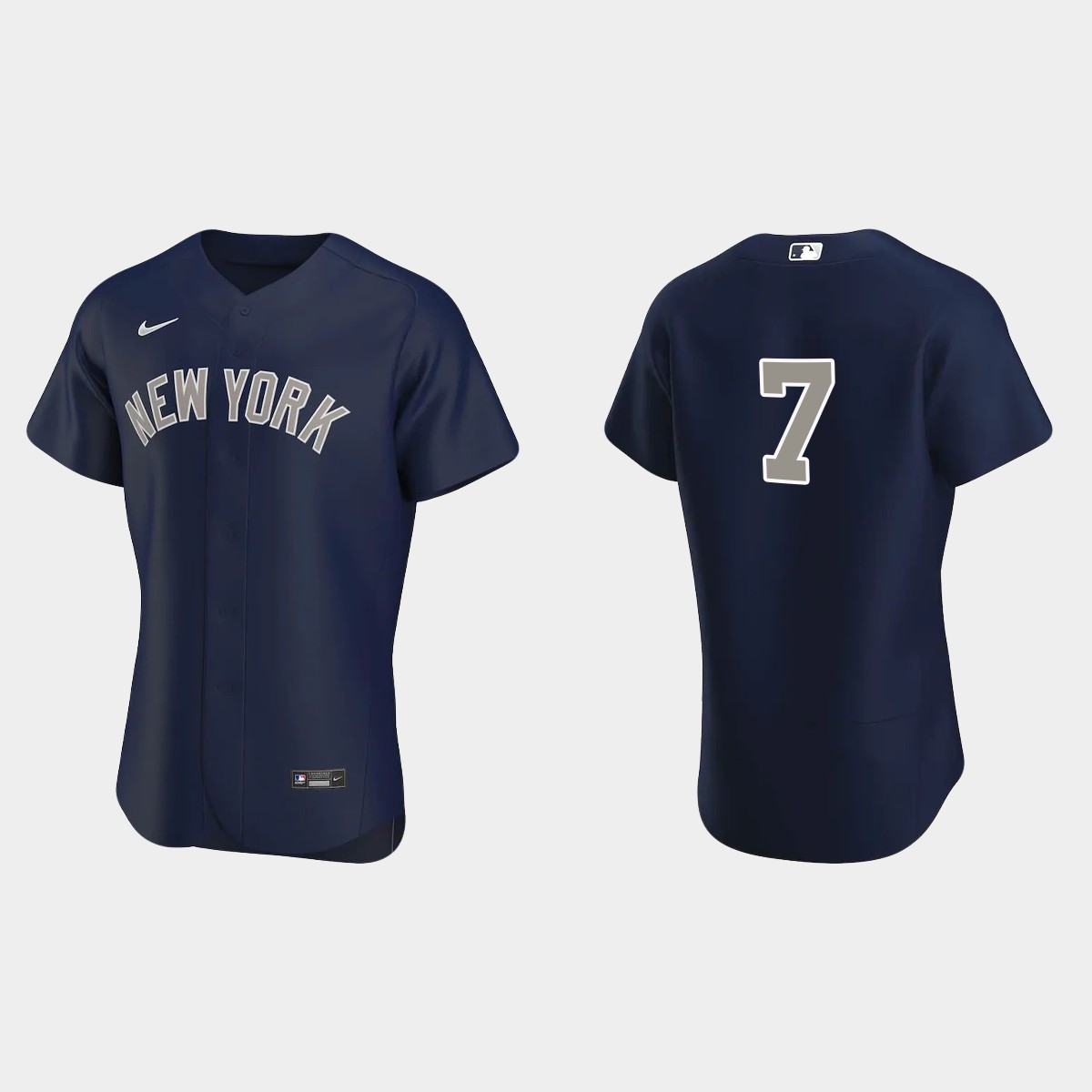 New York Yankees Mickey Mantle #7 Navy 2020 Alternate Jersey