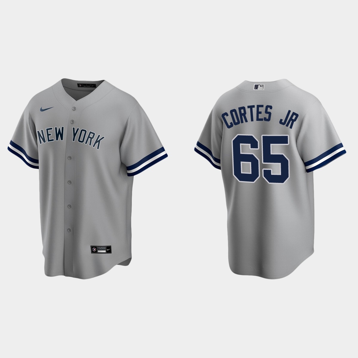 New York Yankees Nestor Cortes Jr. Road Jersey - Gray