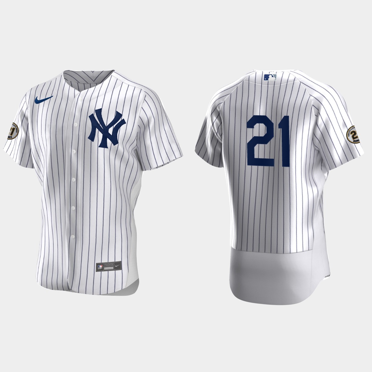 New York Yankees Roberto Clemente Day Jersey - White