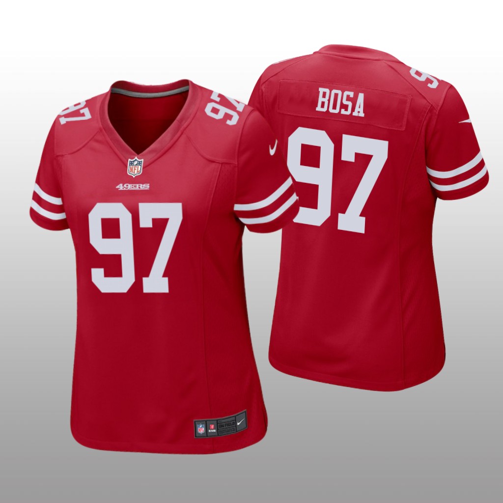 Nick Bosa San Francisco 49ers Scarlet NFL Draft Game Jersey