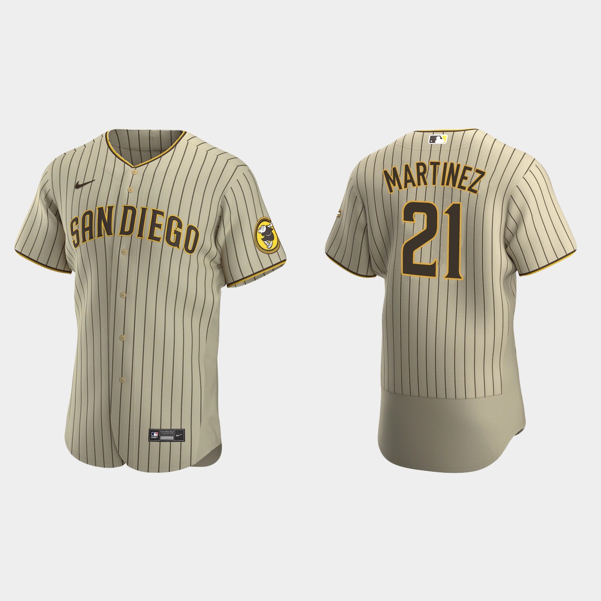 Nick Martinez San Diego Padres Alternate Jersey - Tan Brown
