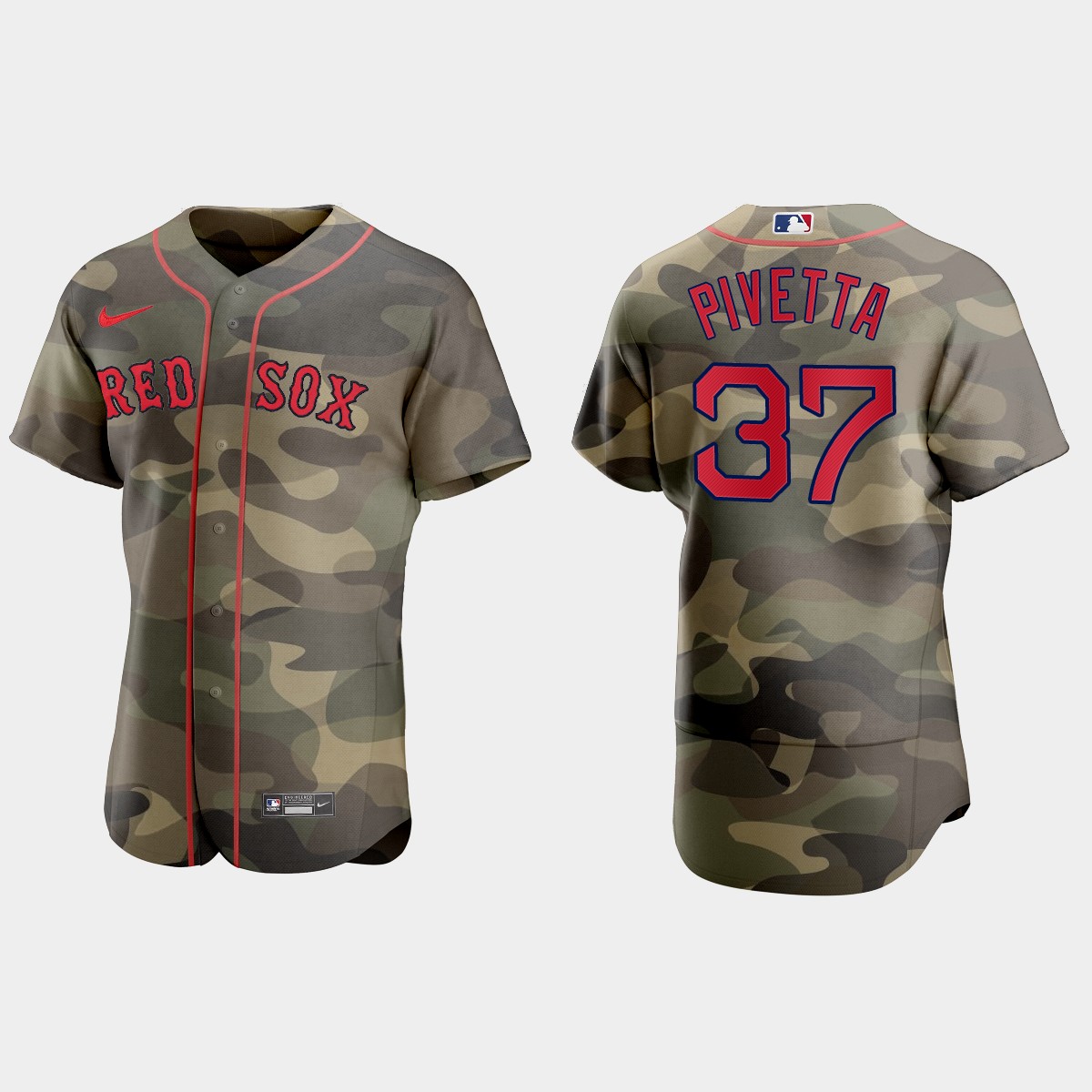 Nick Pivetta Boston Red Sox 2021 National Armed Forces Day Jersey - Camo