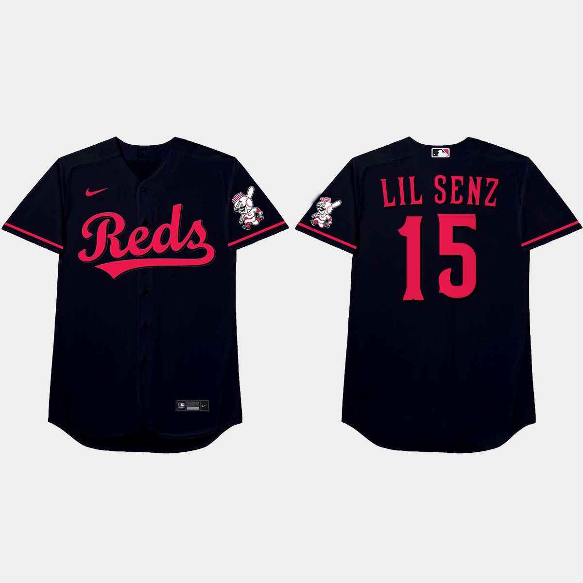 Nick Senzel 2021 Players' Weekend Lil Senz Nickname Jersey - Black