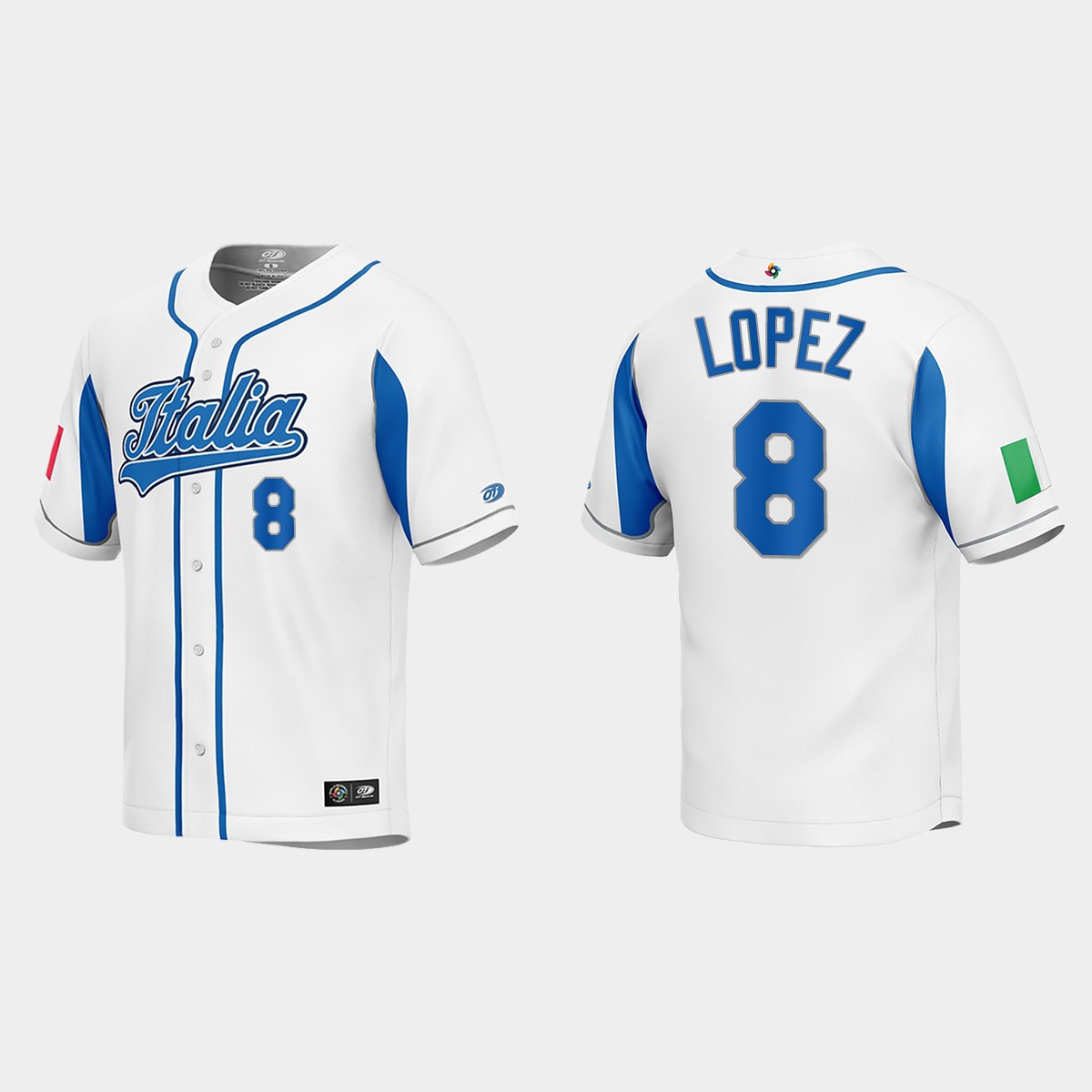 Nicky Lopez Italy  2023 World  Classic Jersey - White