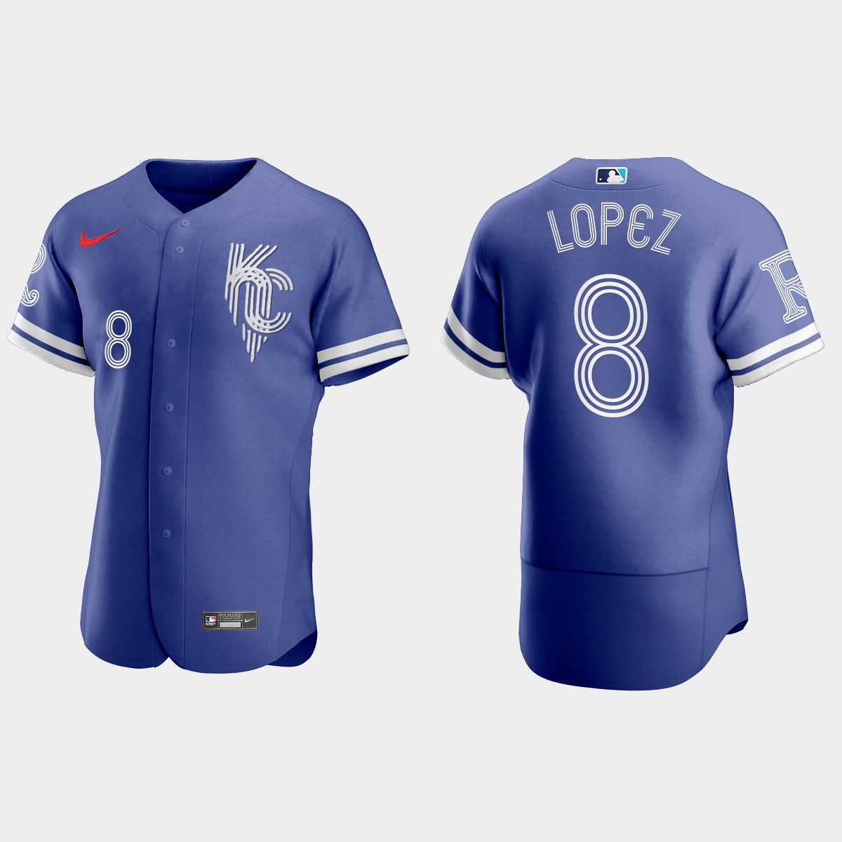 Nicky Lopez Kansas City Royals 2022 City Connect Jersey - Royal