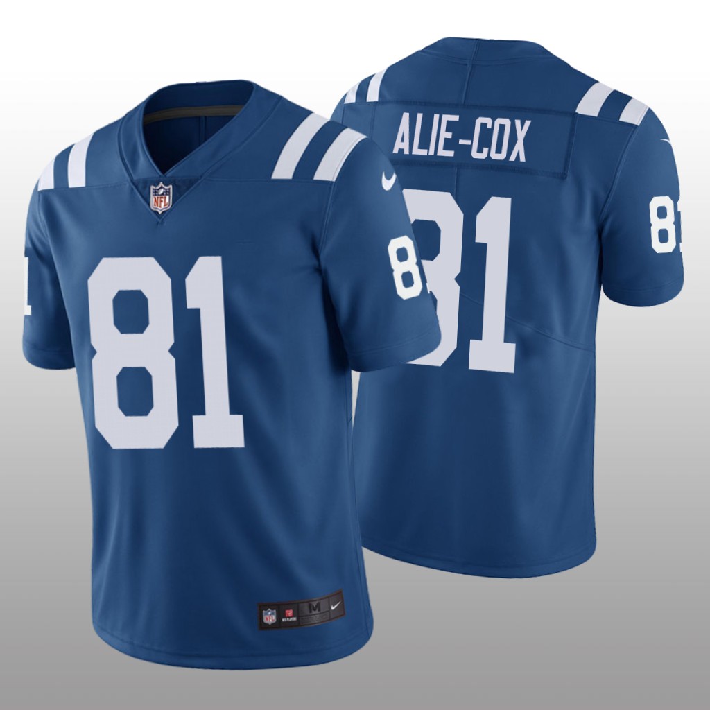 Nike Indianapolis Colts Mo Alie-Cox #81 Men's Royal Color Rush Limited Jersey
